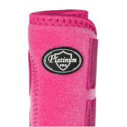 Guarnas traseiras western Platinum Pro Star Anatomic Fúcsia Rosa