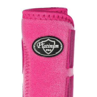 Guarnas traseiras western Platinum Pro Star Anatomic Fúcsia Rosa