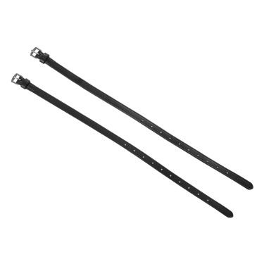 Tira de esporas Equestro em couro Preto