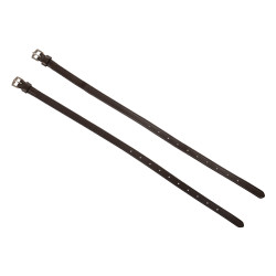 Tira de esporas Equestro em couro Castanho escuro Tira de esporas Equestro em couro Castanho escuro