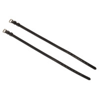 Tiras de esporas Equestro com passadores fixos Preto