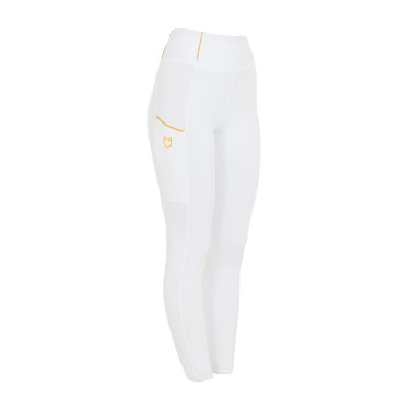 Legging feminino Equestro leve corte slim Branco