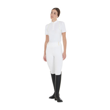 Legging feminino Equestro leve corte slim Branco