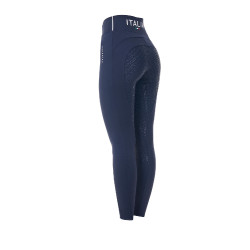 Legging feminino Equestro x FISE full grip corte slim Blazer marinho Azul-marinho