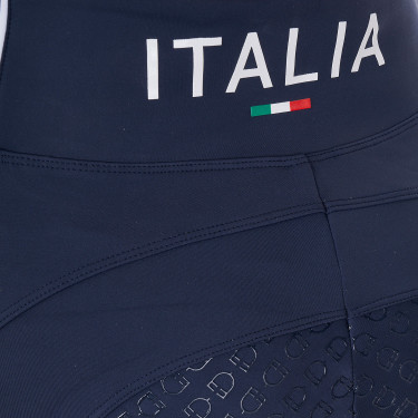 Legging feminino Equestro x FISE full grip corte slim Blazer marinho Azul-marinho