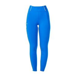 Legging feminino Equestro x FISE full grip corte slim Azul da Savoia