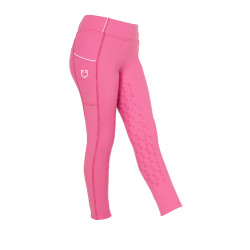 Legging de menina Equestro forrado em polar Rosa castelo
