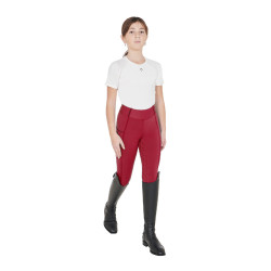 Legging de menina Equestro forrado em polar Scooter Bege