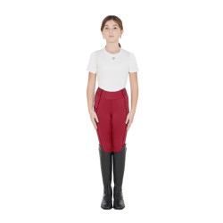 Legging de menina Equestro forrado em polar Scooter Bege