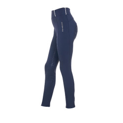 Legging menina Equestro x FISE full grip corte slim Blazer marinho Azul-marinho