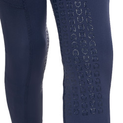 Legging menina Equestro x FISE full grip corte slim Blazer marinho Azul-marinho