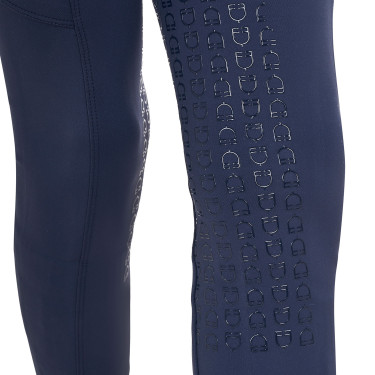 Legging menina Equestro x FISE full grip corte slim Blazer marinho Azul-marinho