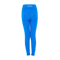Legging menina Equestro x FISE full grip corte slim Azul da Savoia Legging menina Equestro x FISE full grip corte slim Azul da Savoia