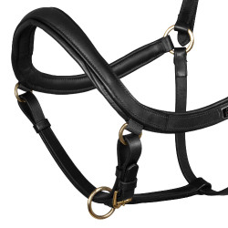 Caveção de couro Supreme modelo sueco Preto