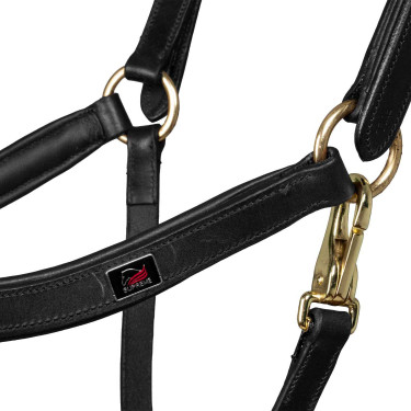 Caveção de couro Supreme modelo sueco Preto