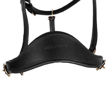 Caveção de couro Supreme modelo sueco Preto