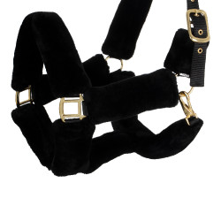 Caveção de nylon Supreme forrado com lã sintética Premium Preto