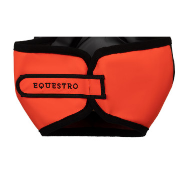 Máscara anti-moscas Equestro com logótipo frontal Granadina Vermelho