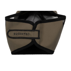 Máscara anti-moscas Equestro com logótipo frontal Noz Castanho Máscara anti-moscas Equestro com logótipo frontal Noz Castanho