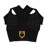 Máscara anti-moscas Equestro em elastano sem orelhas, rede para os olhos Preto