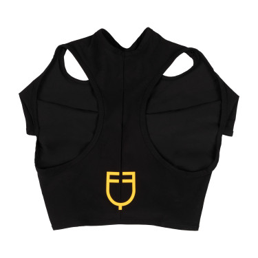 Máscara anti-moscas Equestro em elastano sem orelhas, rede para os olhos Preto