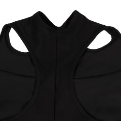 Máscara anti-moscas Equestro em elastano sem orelhas, rede para os olhos Preto