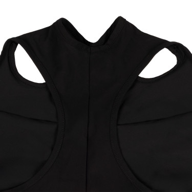 Máscara anti-moscas Equestro em elastano sem orelhas, rede para os olhos Preto