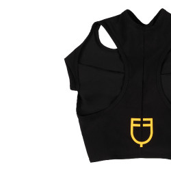 Máscara anti-moscas Equestro em elastano sem orelhas, rede para os olhos Preto