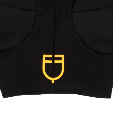 Máscara anti-moscas Equestro em elastano sem orelhas, rede para os olhos Preto