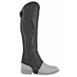 Mini-chaps Equestro Lincoln em couro Preto