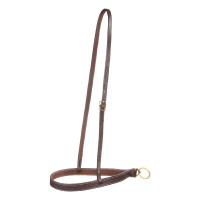 Nasal para bridão one-ear Pool’s com fivelas de latão Envernizado