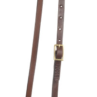 Nasal para bridão one-ear Pool’s com fivelas de latão Envernizado