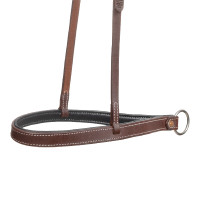 Muserola acolchoada em couro Pool’s Envernizado