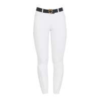 Calças de equitação femininas Equestro full grip de cintura alta forradas em polar Blazer marinho Azul-marinho Calças de equitação femininas Equestro full grip de cintura alta forradas em polar Blazer marinho Azul-marinho