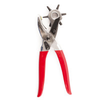 Alicate de couro básico Umbria Equitazione Vermelho