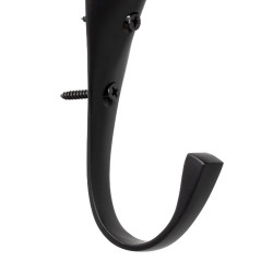 Suporte para bridão de cavalo em latão maciço Supreme Preto