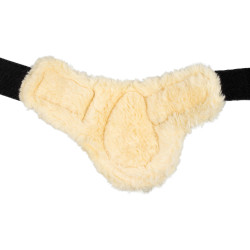 Guarde-fetlocks Equestro com lã sintética Preto