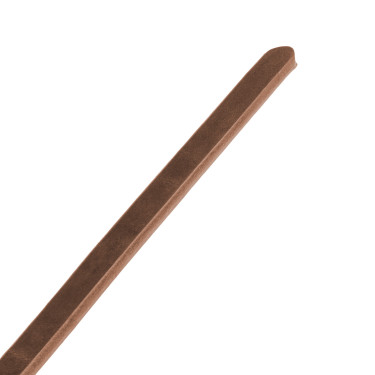 Répias de couro Pool’s 1,3 cm × 2,20 m Castanho