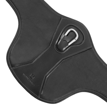 Cinturão com bavete Equestro em couro Preto