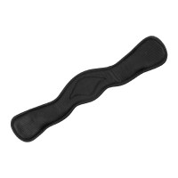 Cilha de dressage Equestro em couro macio Preto