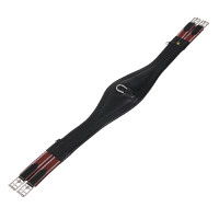 Cilhou de salto em couro Equestro com elásticos Preto