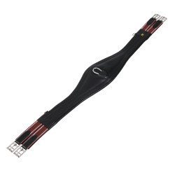 Cilhou de salto em couro Equestro com elásticos Preto