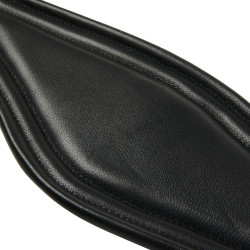 Cilhou de salto em couro Equestro com elásticos Preto