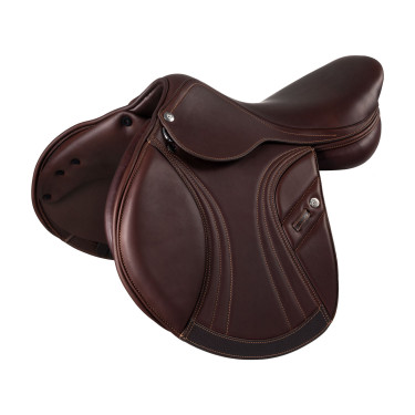 Sela de salto Acavallo Comfort Sublime KC Race 2.4 Castanho escuro Sela de salto Acavallo Comfort Sublime KC Race 2.4 Castanho escuro