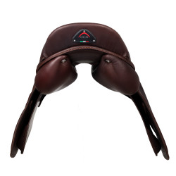 Sela de salto Acavallo Comfort Sublime KC Race 2.4 Castanho escuro Sela de salto Acavallo Comfort Sublime KC Race 2.4 Castanho escuro