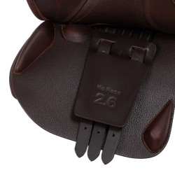Sela de salto Acavallo Comfort Sublime KC Race 2.6 Castanho escuro