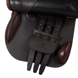 Sela de salto Equestro Evolution Pro Castanho escuro