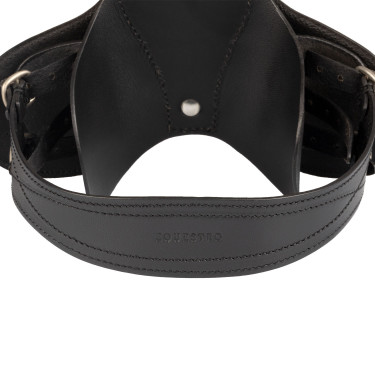 Sela de salto Equestro para cavalo de brinquedo Preto