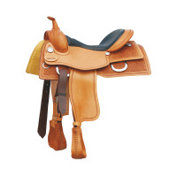 Sela western Pool’s Genuine Working Cow 555 Classic Natural Castanho