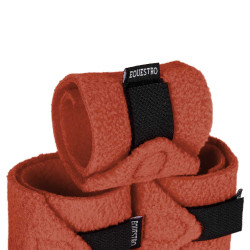 Conjunto de bandagens Equestro para cavalo de brinquedo Vermelho tijolo